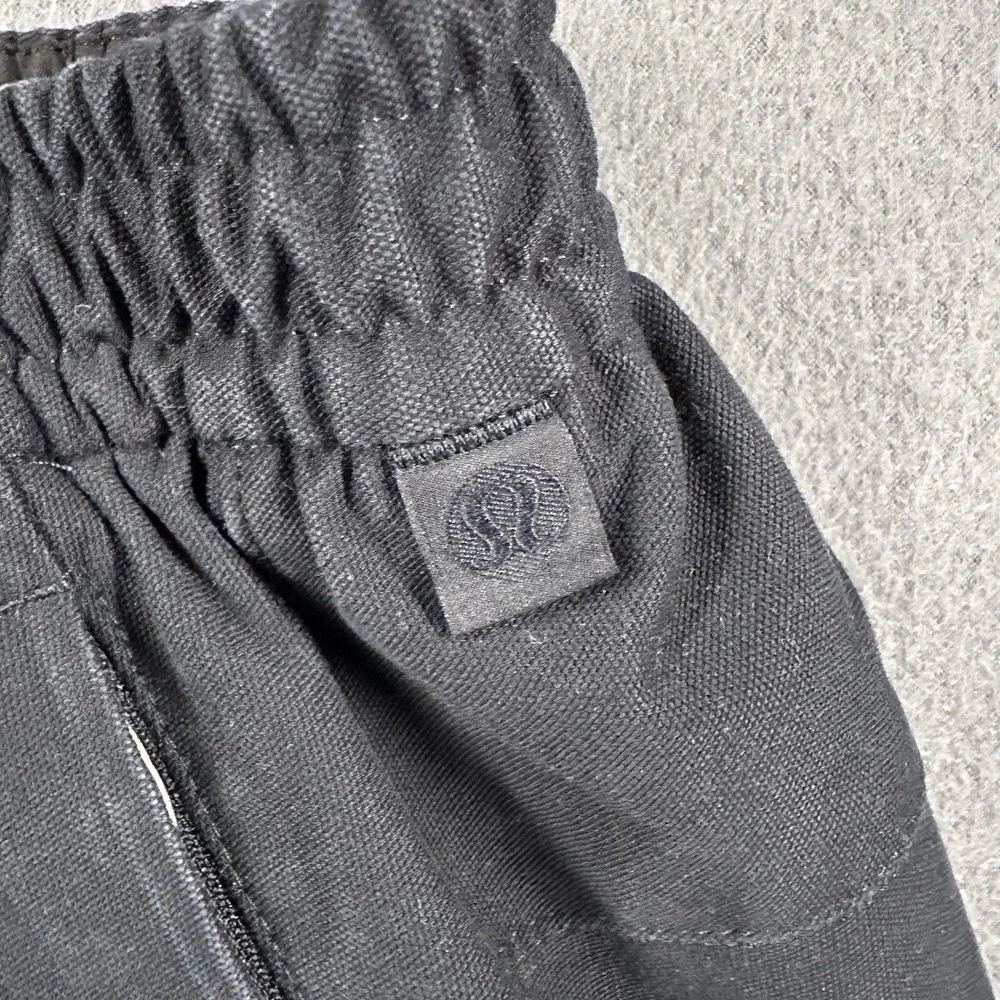 Lululemon Utilitech Pull On Classic Fit Pants Mens Large‎ Black Elastic Waist